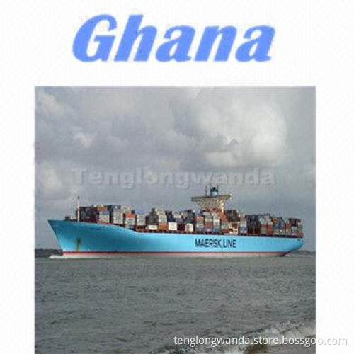 FCL LCL Sea Cargo to Tema/Accra of Ghana from Shenzhen/Shanghai/Xiamen